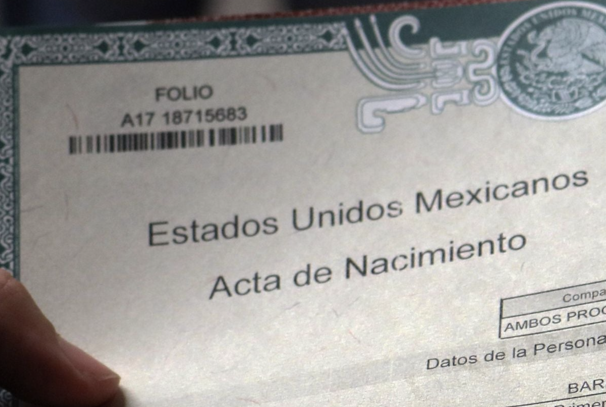 Acta de nacimiento cambia en México: este nuevo requisito será obligatorio para tramitarla en 2026