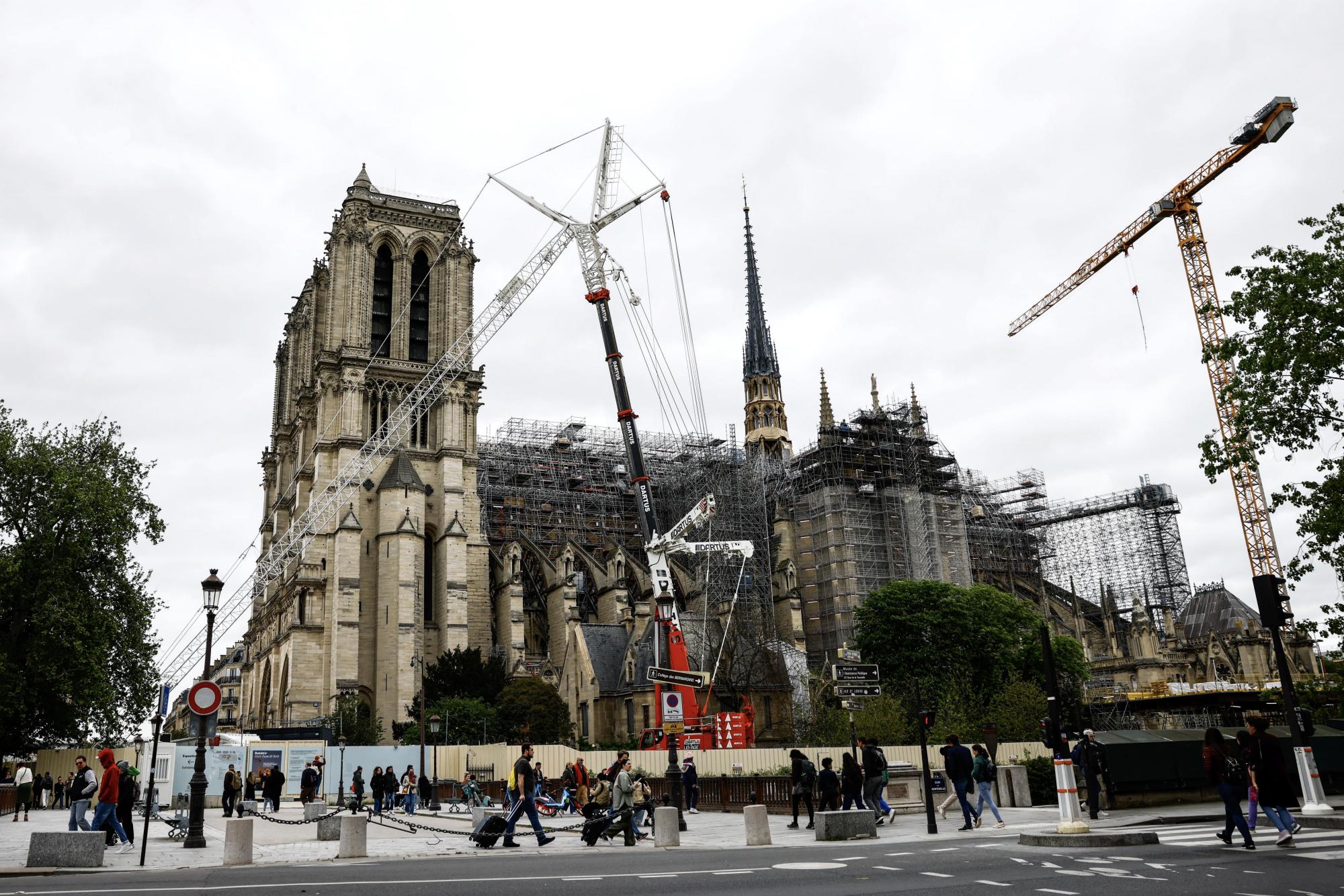 A 5 años del incendio de Notre Dame ¿está lista para recibir al público de vuelta?. Noticias en tiempo real