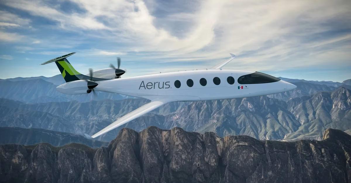 Apuesta Aerus por los aviones eléctricos. Noticias en tiempo real