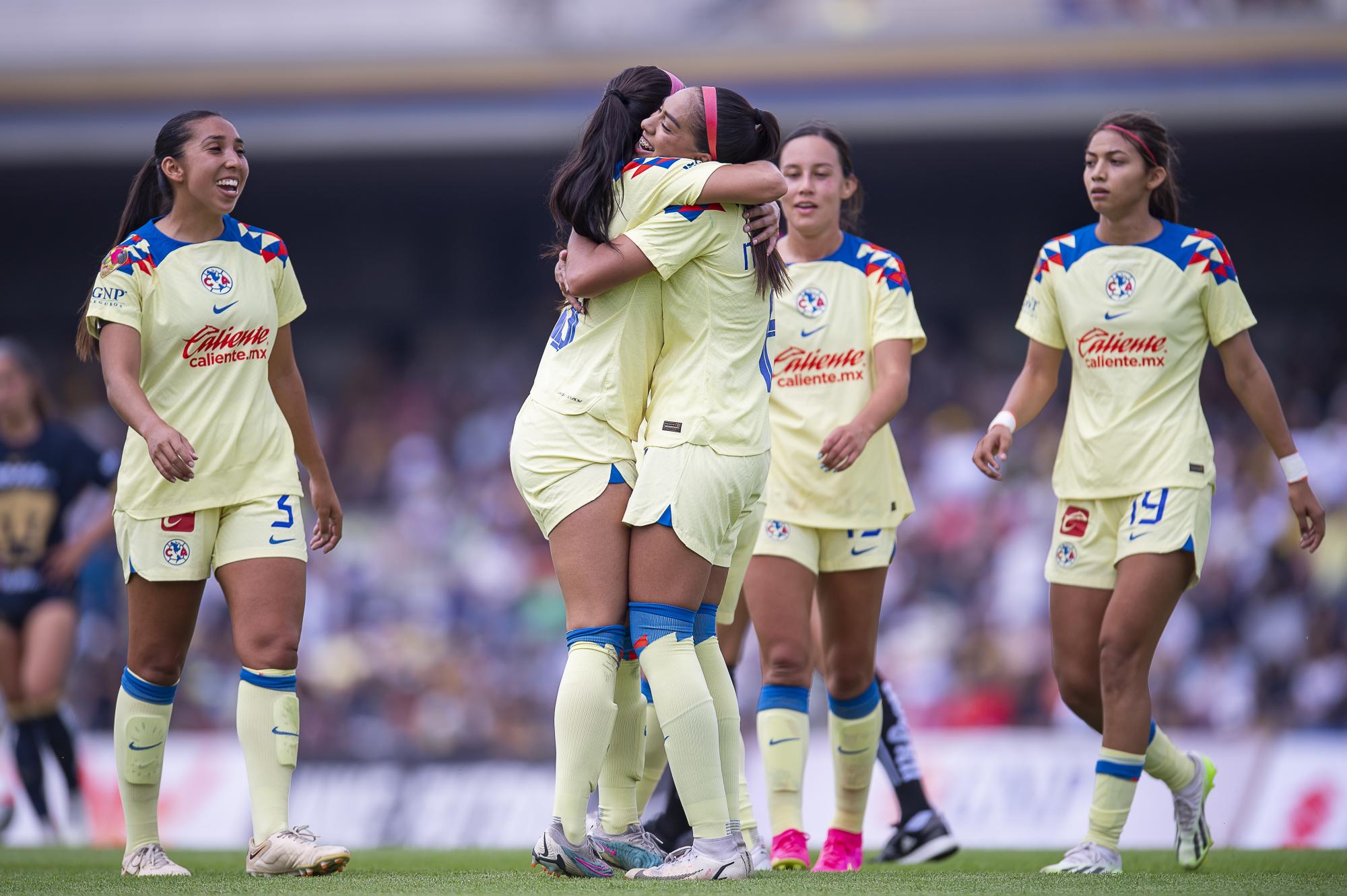 El campeón América abre el Apertura 2023 de la Liga MX Femenil con goleada ante Pumas