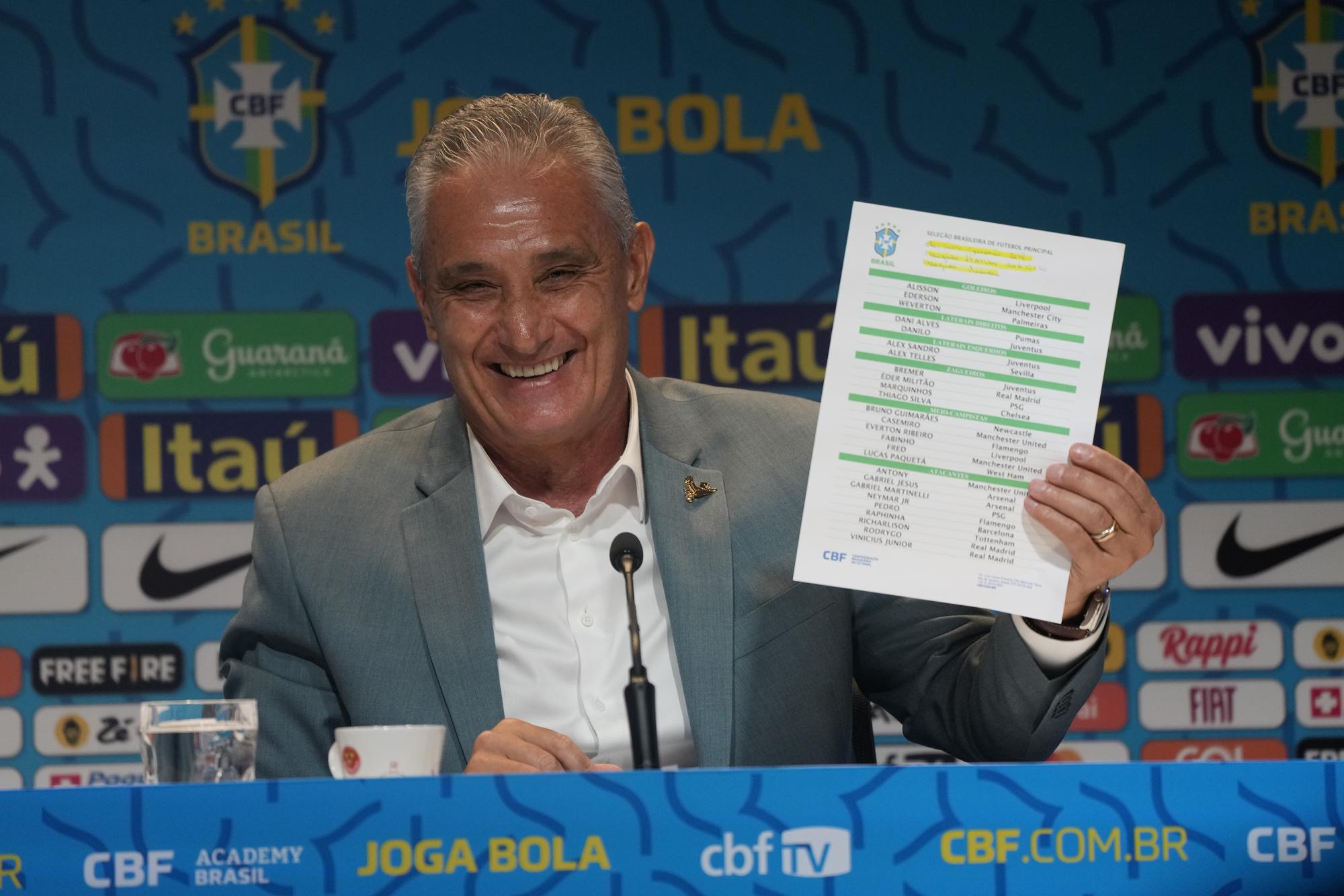 Brasil anuncia su lista final para el Mundial de Qatar 2022. Noticias en tiempo real