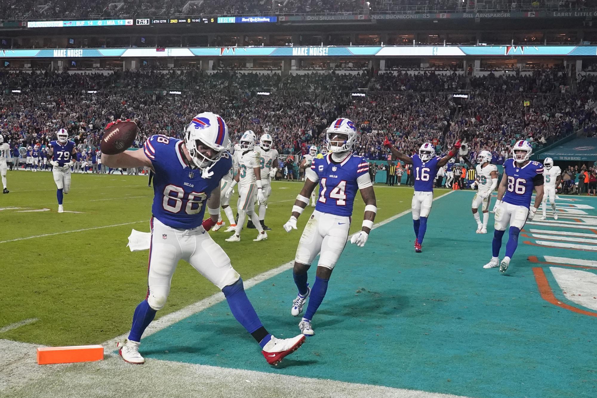 Semana 18 de la NFL: Bills manda en el Este de la AFC. Noticias en tiempo real