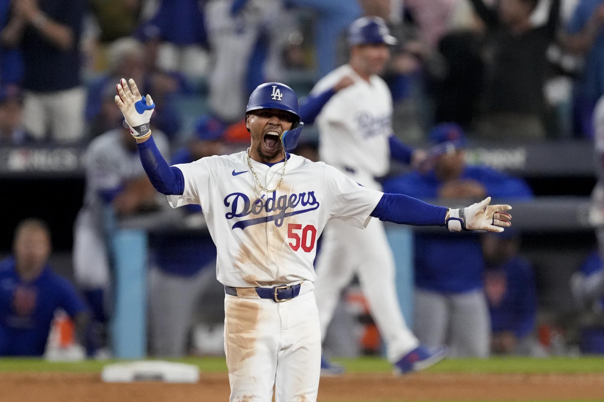 Los Dodgers de los Ángeles se ganaron el boleto dorado a la Serie Mundial al imponerse a los Mets de Nueva York en el último juego de la serie de campeonato con un marcador final de 10-5.Ahora el es