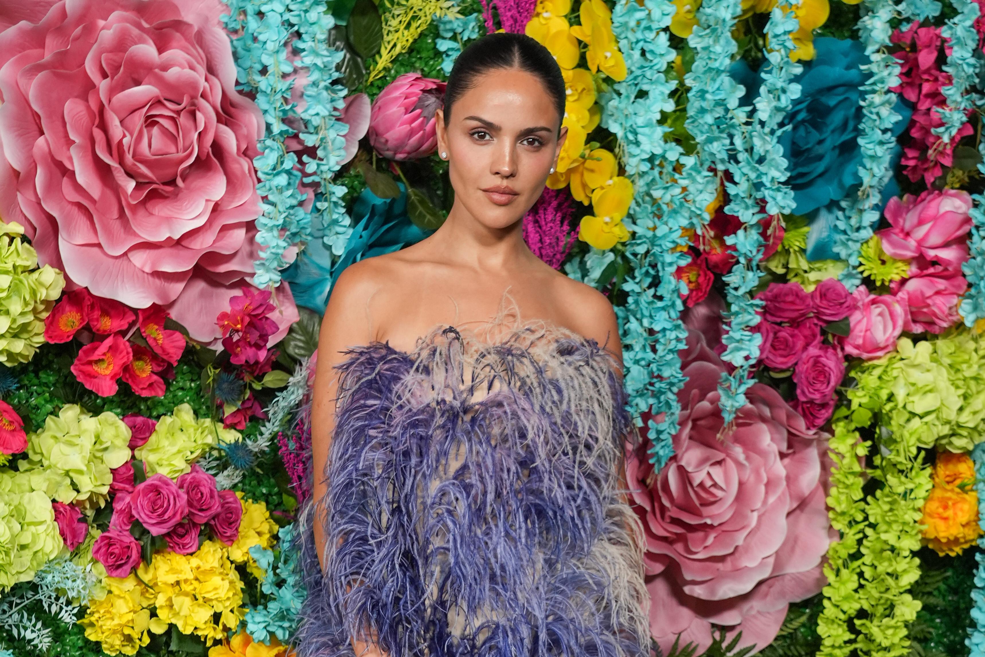 Eiza Gonzalez arrives at the premiere of "I Love Boosters" on Wednesday, May 13, 2026, at the DGA Theater Complex in Los Angeles. (AP Photo/Chris Pizzello)