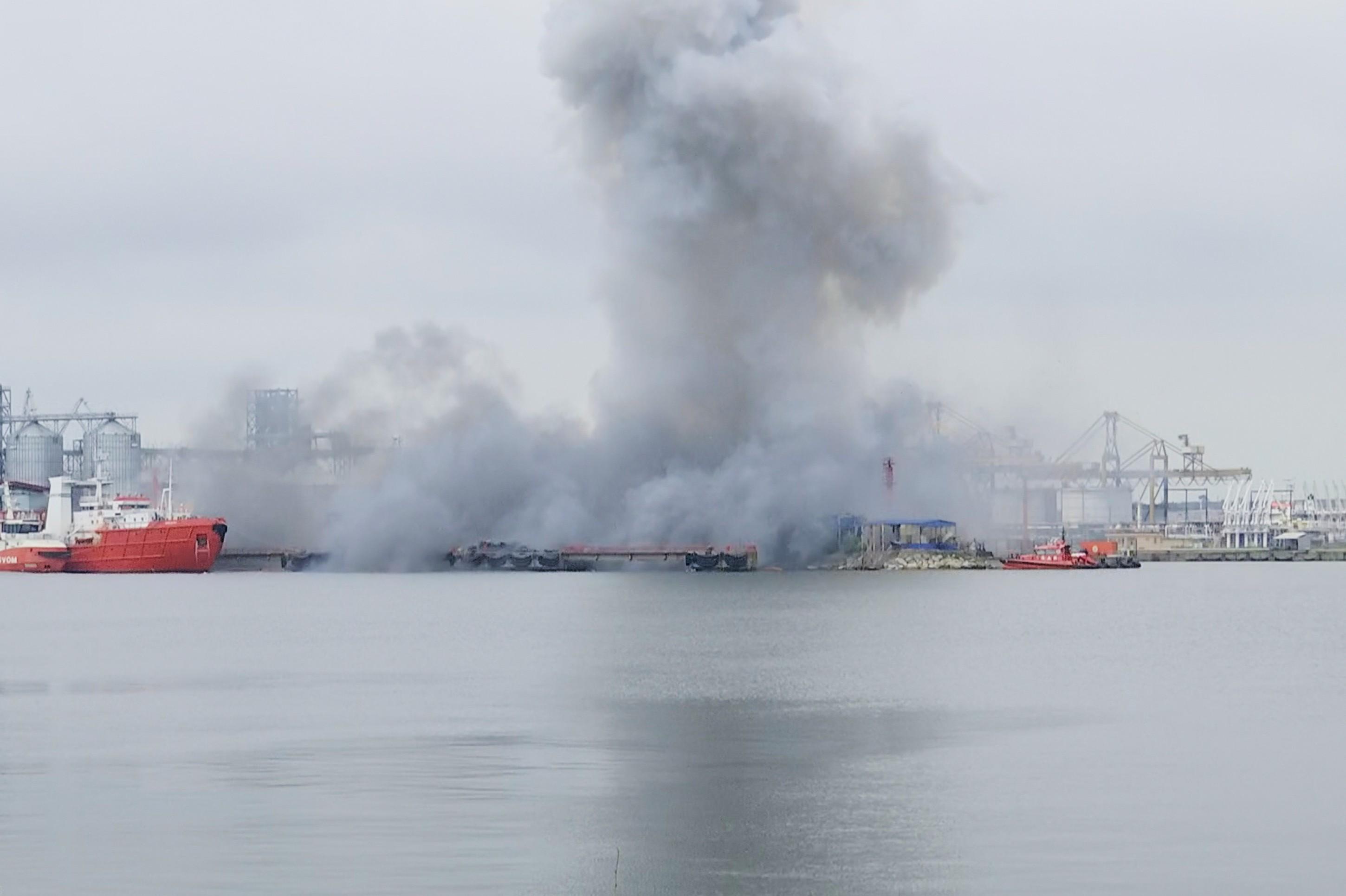 Explota un dron marítimo ucraniano en un puerto rumano del mar Negro; no hay heridos