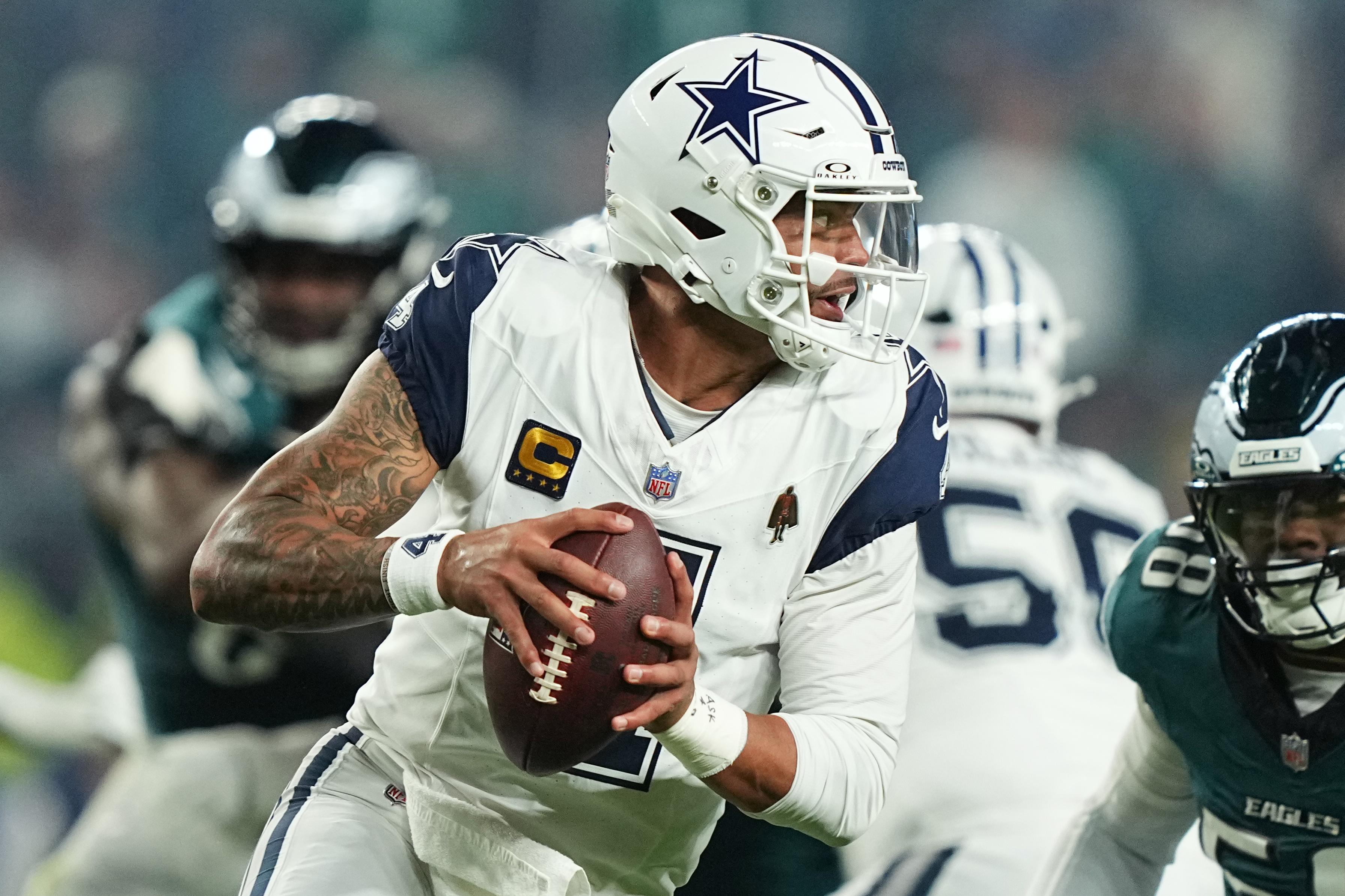 Cowboys vencen a Eagles 38-21 en el Monday Night Football