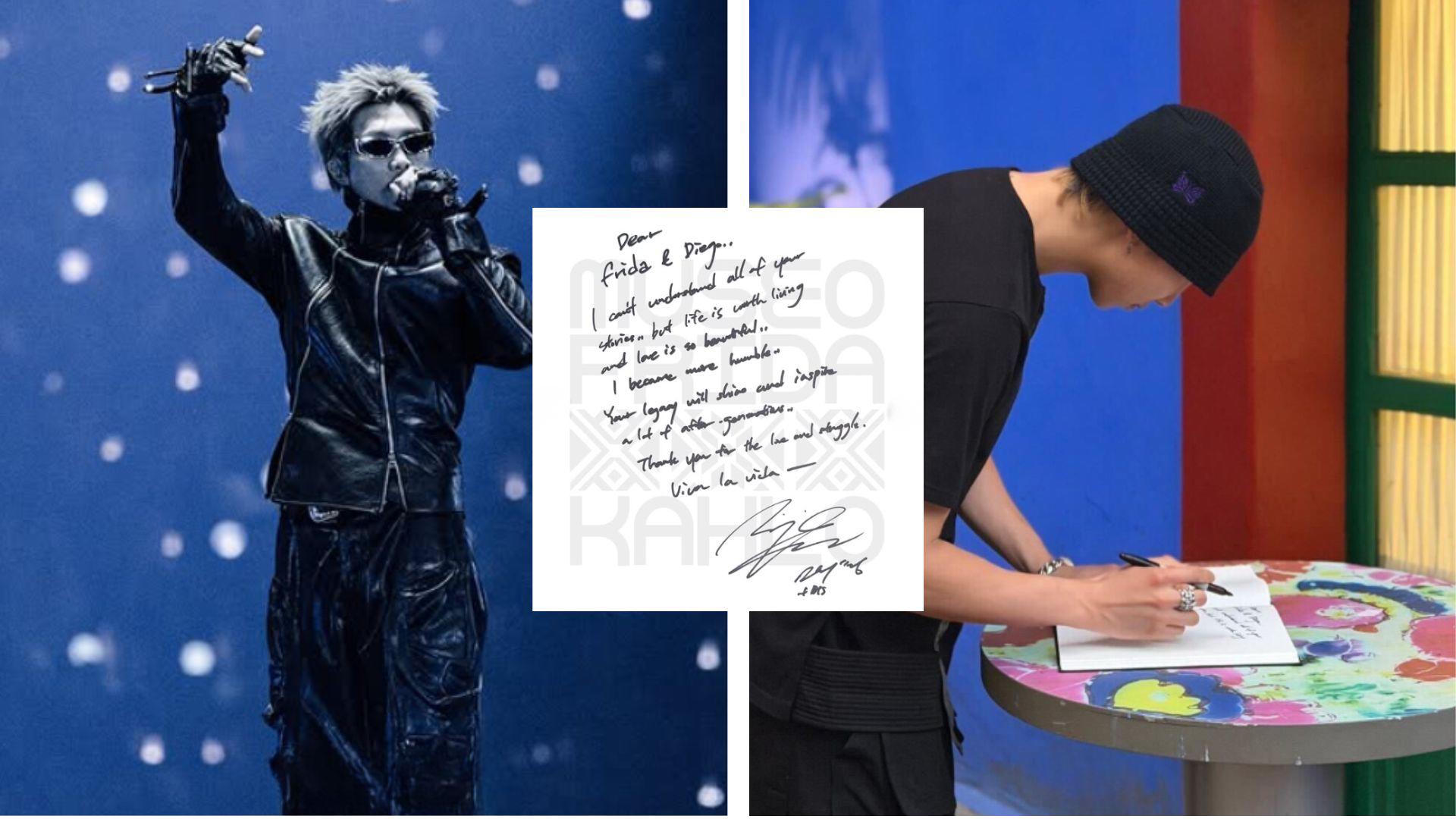 ‘¡Viva la vida!’: RM, de BTS, rinde tributo a Frida Kahlo en su visita a la icónica Casa Azul