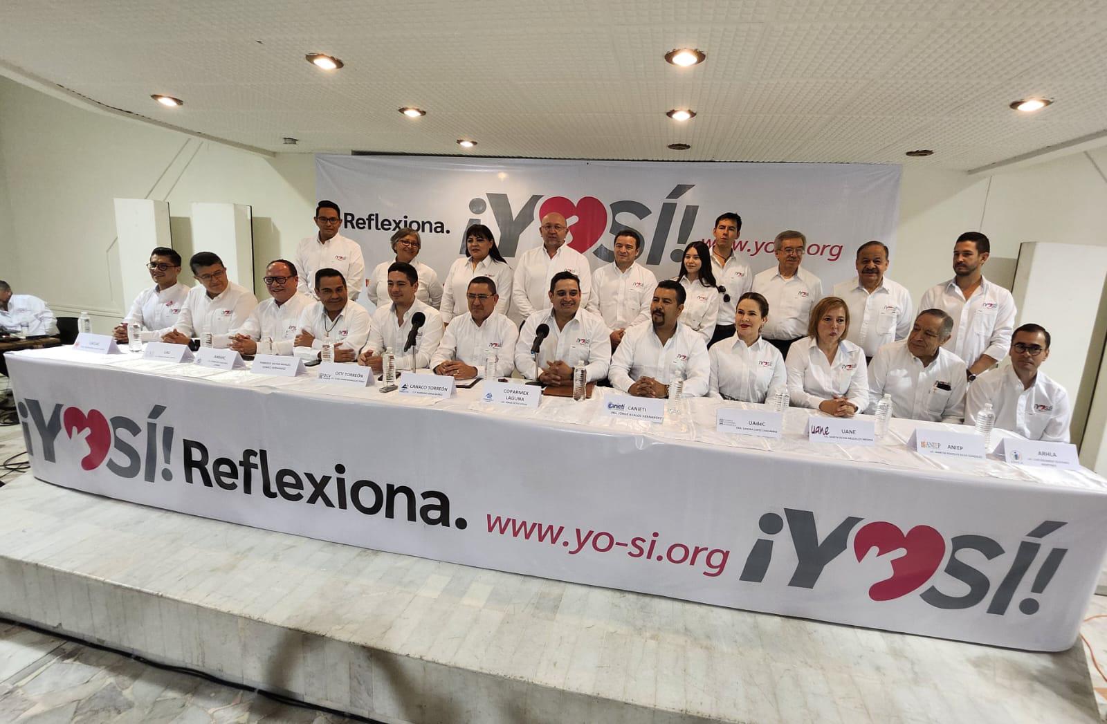 Arrancan en Torreón la campaña 'Reflexiona. ¡Yo sí!', en devoción un promotor el voto 2