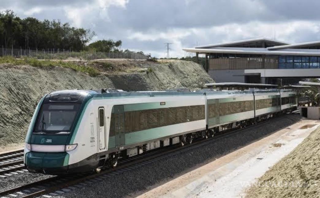 Imagen del inicio de los trabajos de construcción del tren de pasajeros Saltillo-Monterrey