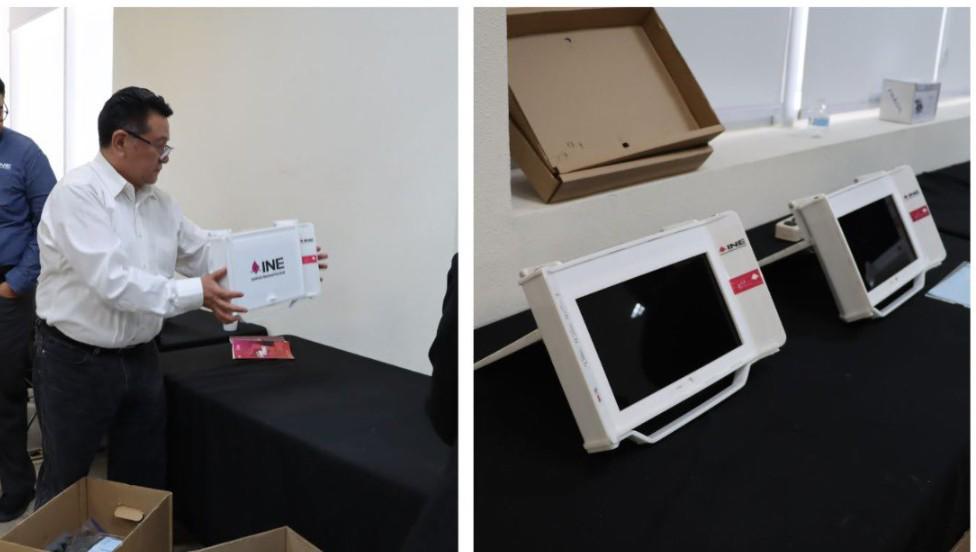 Capacita INE en Coahuila a su personal sobre uso de urna electrónica rumbo a la jornada electoral