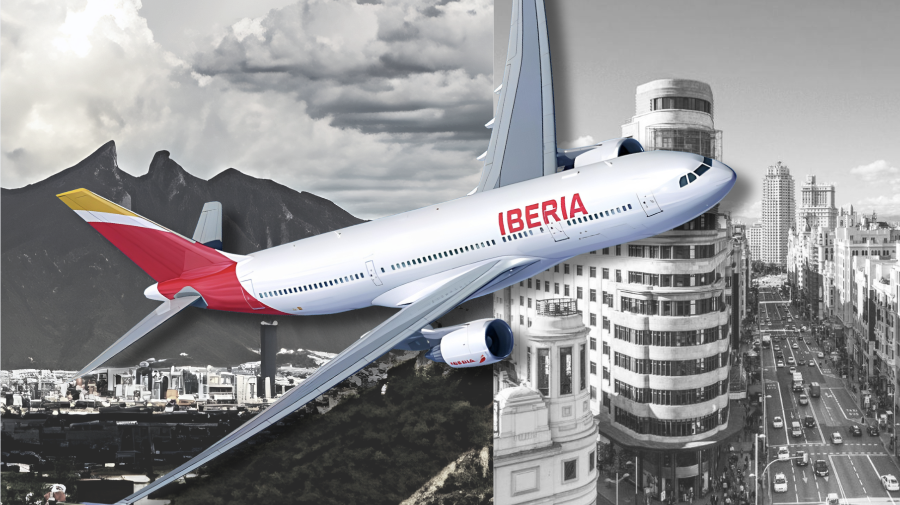 A través de Iberia, Aeropuerto Internacional de Monterrey estrena nuevo vuelo Monterrey a Madrid