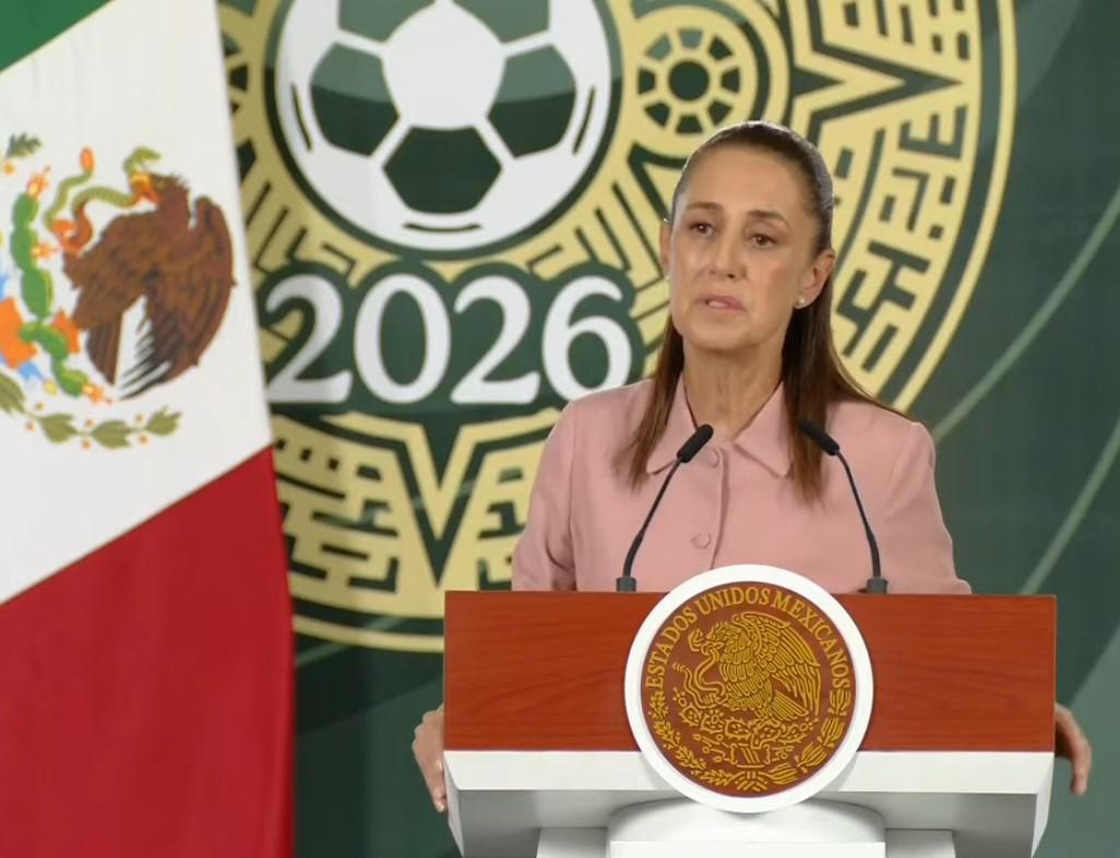 Sheinbaum asegura que inauguración de la Copa Mundial de Fút