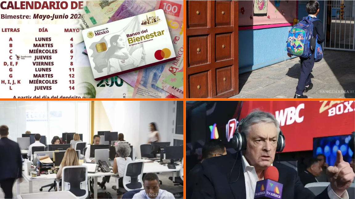 Noticias para el fin de semana: Calendario de pagos de la Pensión del Bienestar; se adelantan las vacaciones y Sindicatos buscan eliminar ISR