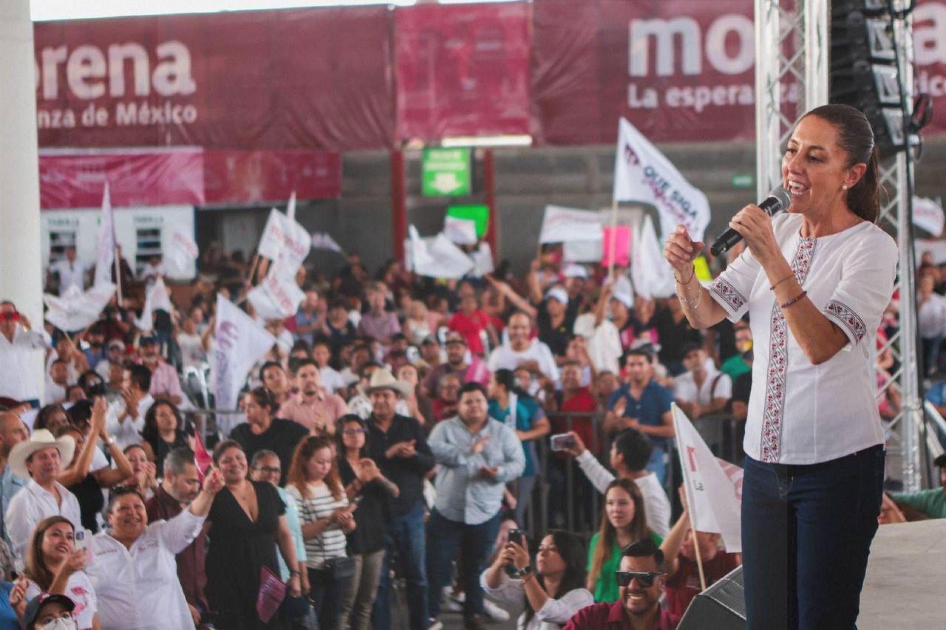 Movimiento Ciudadano denuncia ante el INE a Claudia Sheinbaum por uso de recursos públicos en Colima. Noticias en tiempo real
