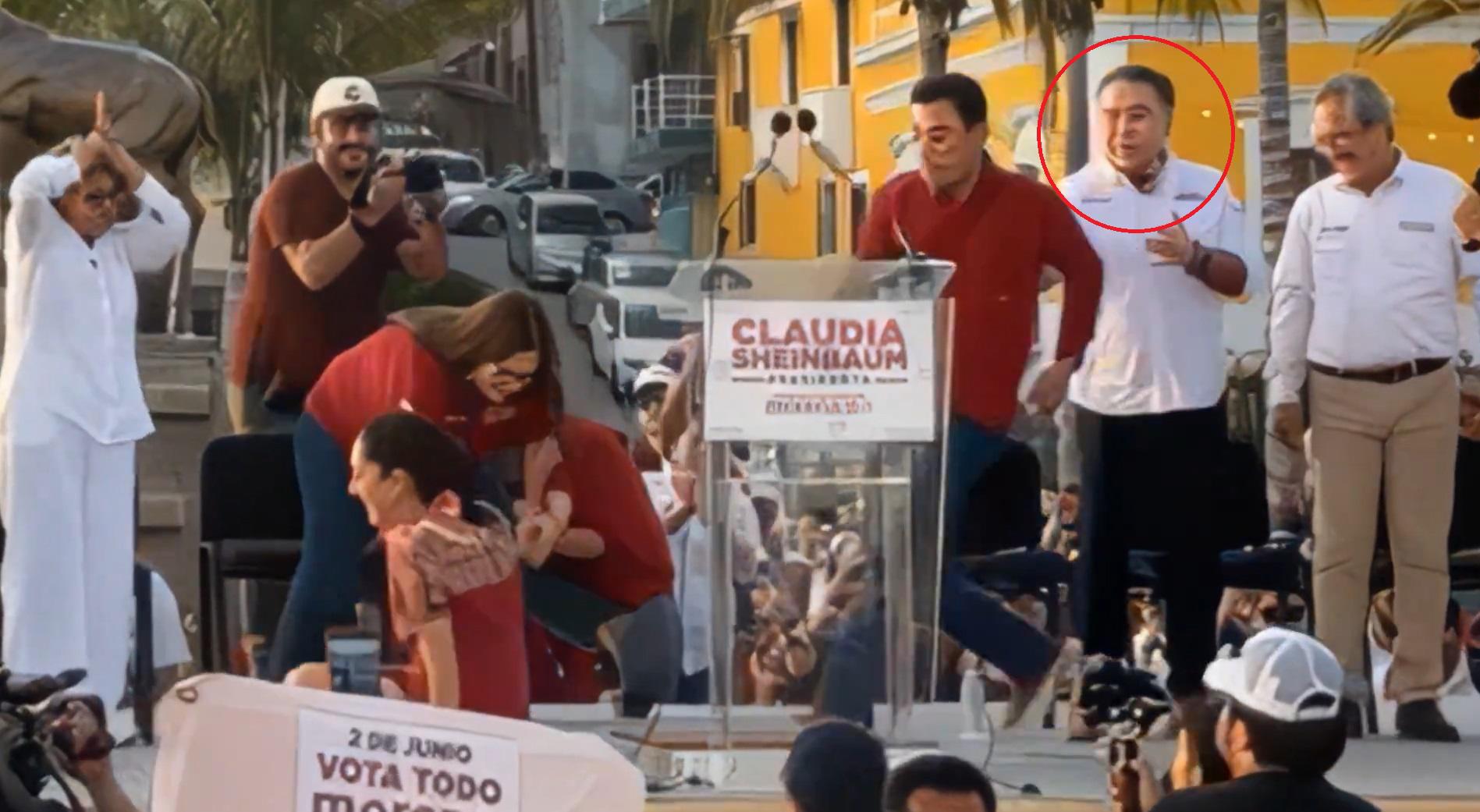 Caer salvó a Claudia de bailar con Enrique Inzunza, el Salgado Macedonio de Sinaloa: Loret de Mola . Noticias en tiempo real