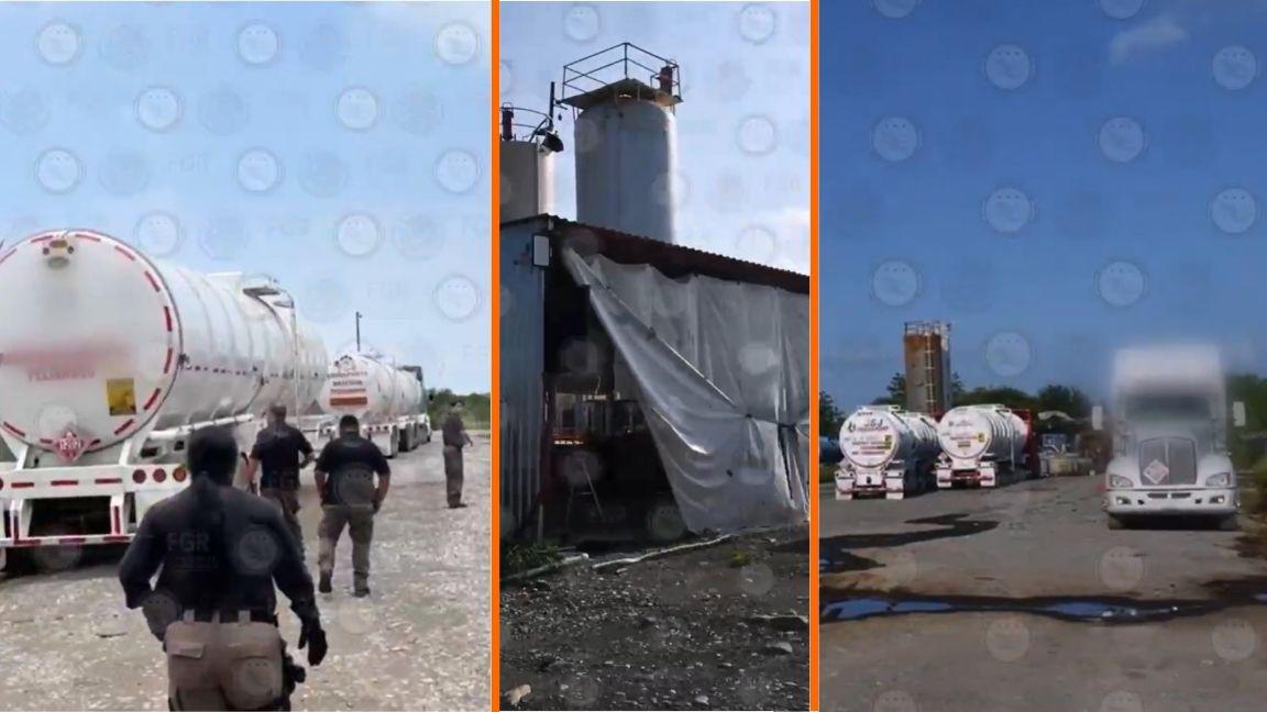 Aseguran más de un millón de litros de posible hidrocarburo en operativo de la FGR y SSPC en Nuevo León