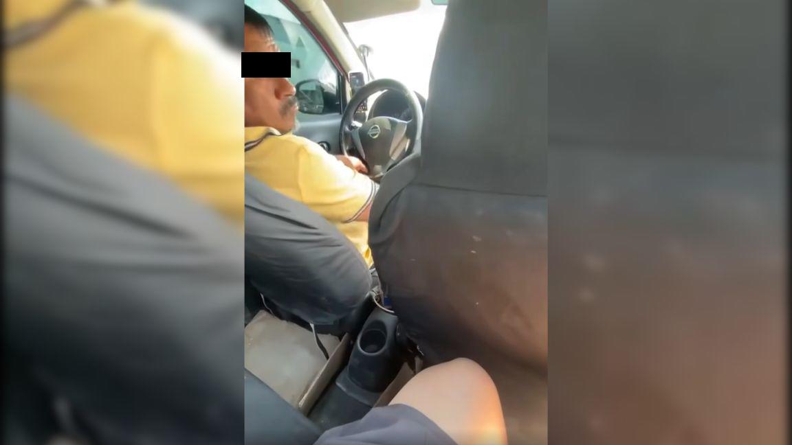 Señalan a taxista por acoso en Monclova; joven graba y difunde evidencia en redes sociales