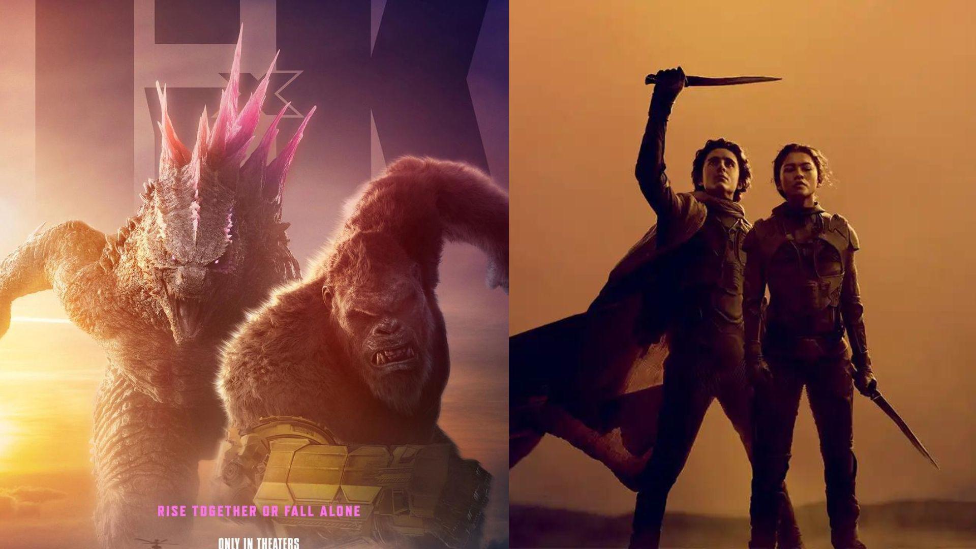 ¡Se apoderan del cine! Warner Bros. conquista la taquilla con ‘Godzilla x Kong’ y ‘Dune: parte 2’. Noticias en tiempo real