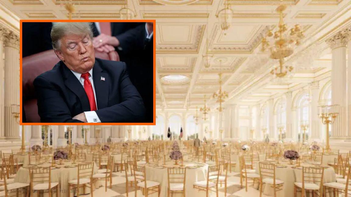 Juez detiene construcción del Salón de Baile de la Casa Blanca