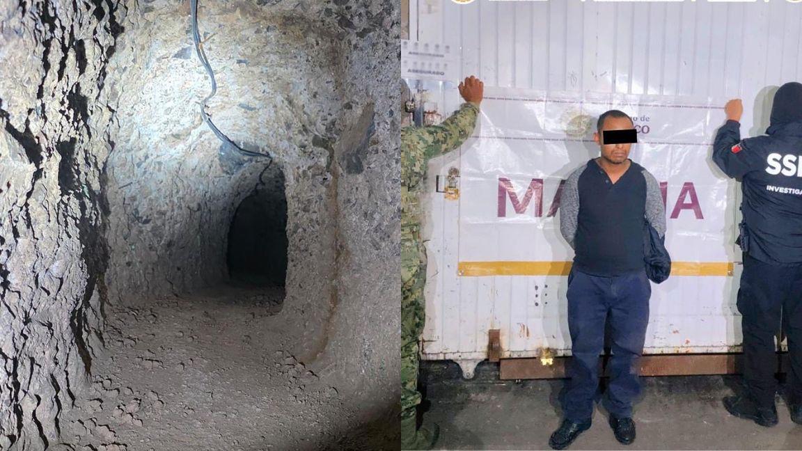Cierran ‘narcotúnel’ de 79 metros de longitud en Nogales, Sonora