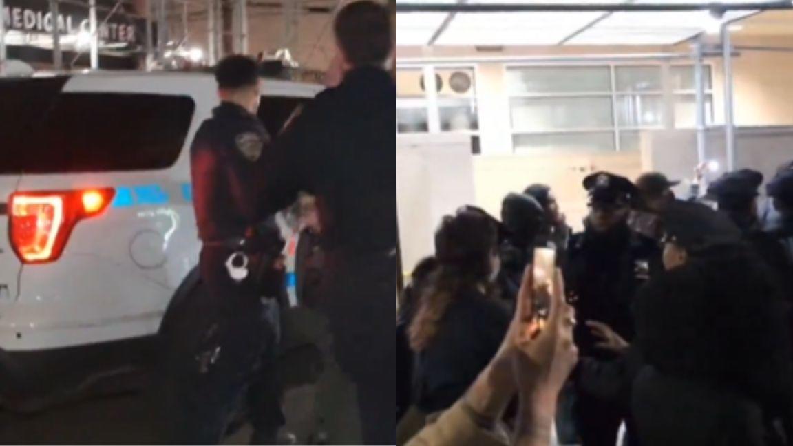 Elementos de ICE sacan a rastras a hombre de hospital en Brooklyn