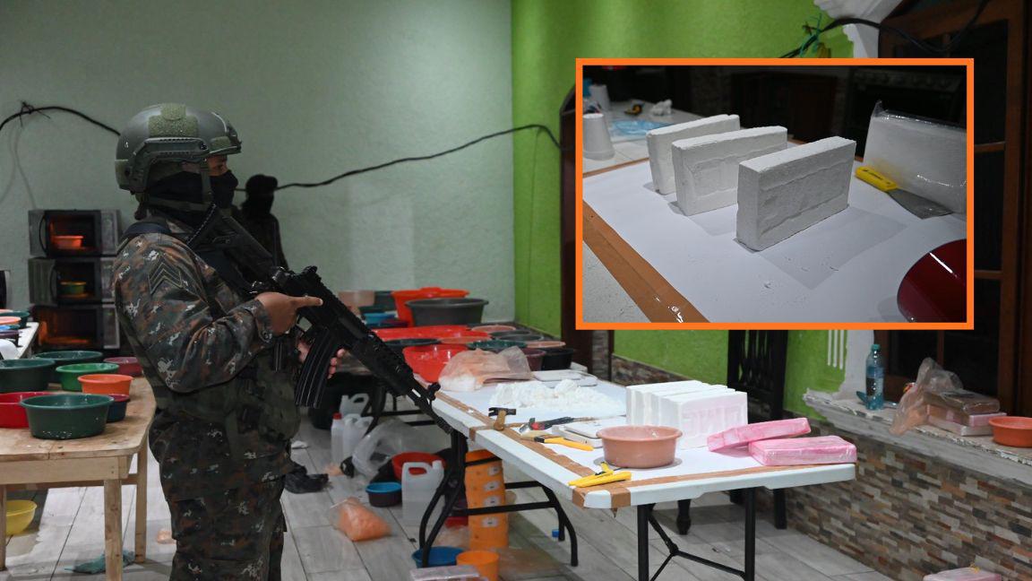 Desmantelan narcolaboratorio, formado por 3 inmuebles, en la frontera Guatemala-México