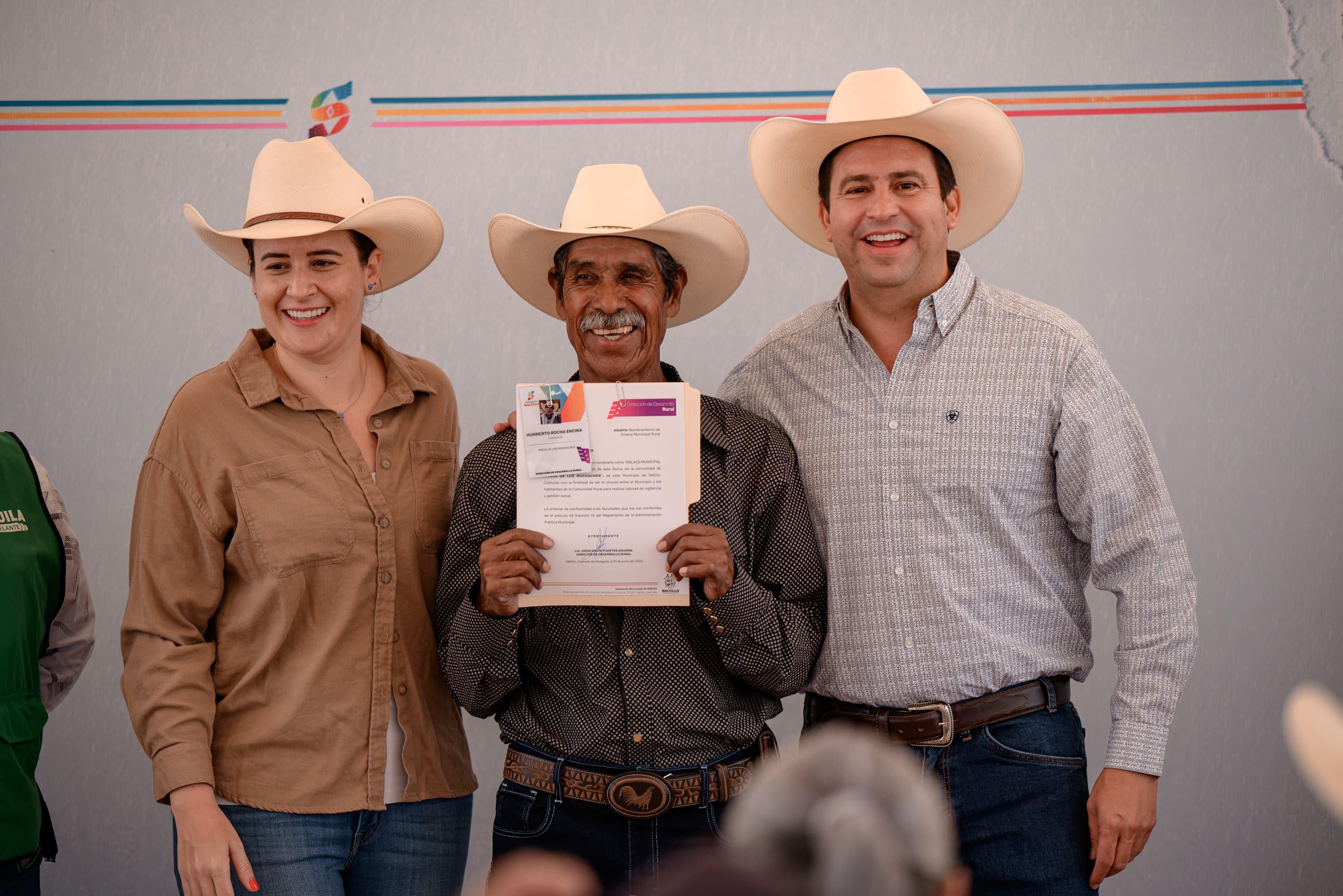 Entrega Municipio de Saltillo nombramiento a representantes rurales del ejido Providencia. Noticias en tiempo real