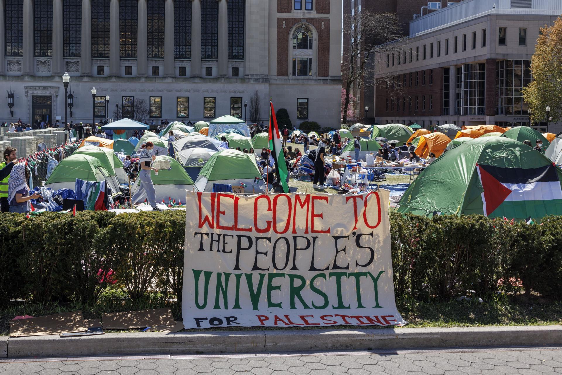 De 1968 a 2024, la Universidad de Columbia en Nueva York tiene una larga historia de protestas estudiantiles. Noticias en tiempo real