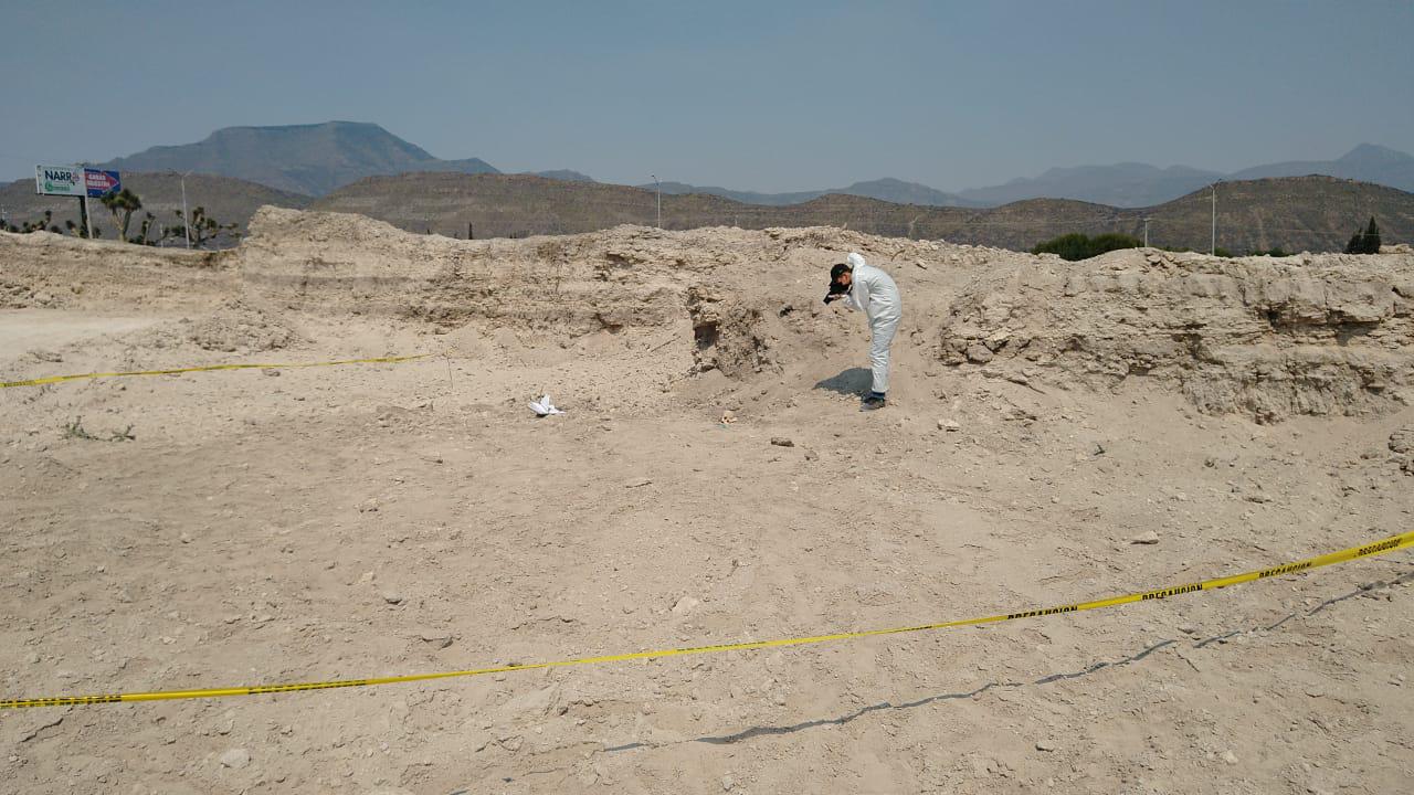 Localizan osamenta al sur de Saltillo; un cráneo y un fémur fueron hallados en un terreno 2