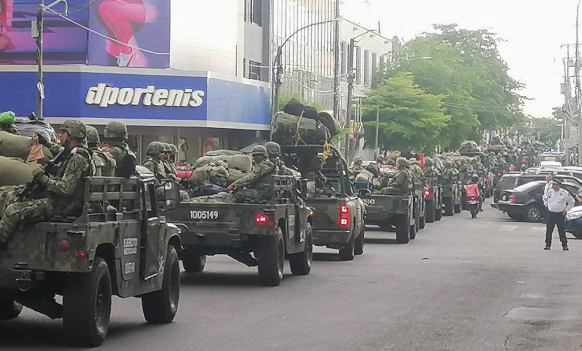 Arriban a Ciudad Mier, Tamaulipas, más de 300 militares . Noticias en tiempo real