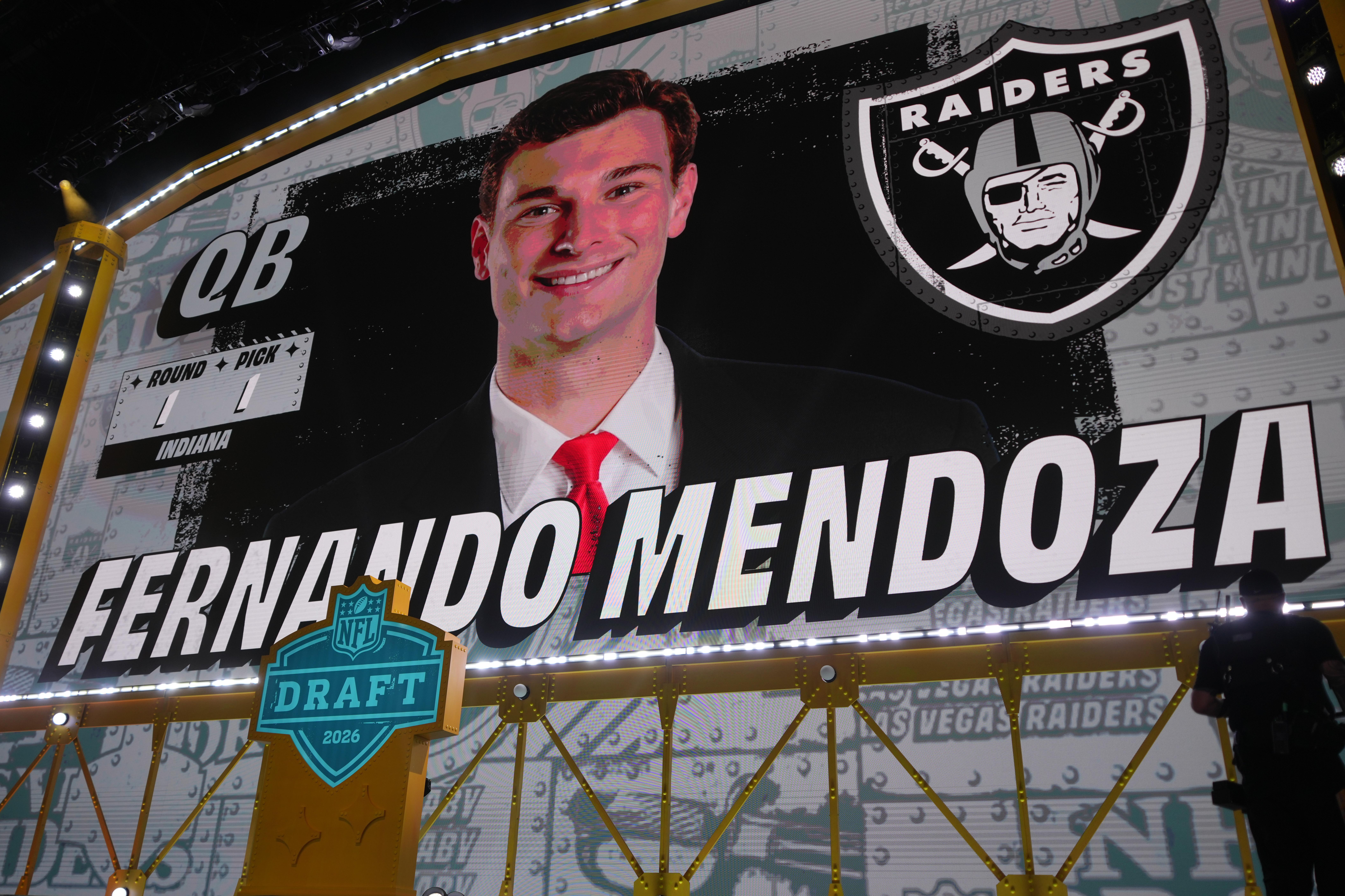 ¿Quiénes son los primeros 15 picks del Draft NFL 2026? Fernando Mendoza es el #1 de los Raiders