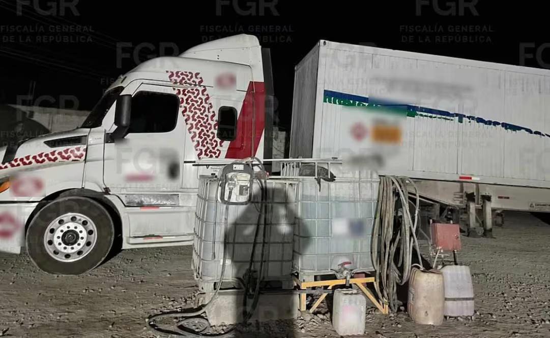 Cateo de la FGR destapa presunto robo de gas en Hidalgo; decomisan 50 mil litros y detienen a siete