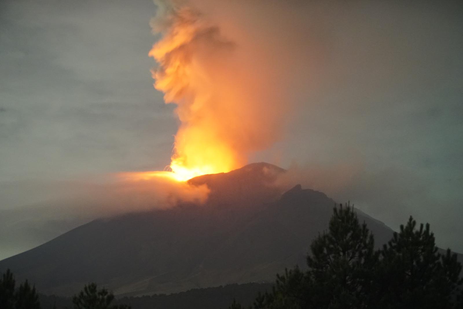 Alerta embajada de Estados Unidos en México por volcán Popocatépetl. Noticias en tiempo real
