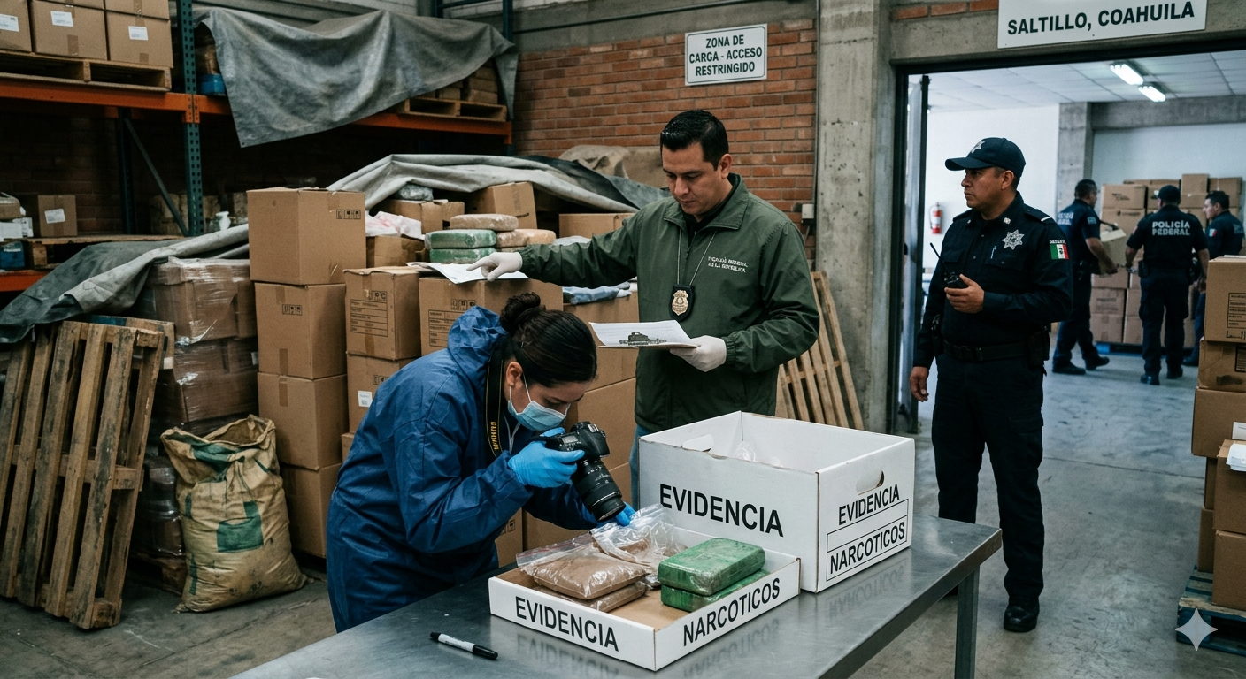 Coahuila es la séptima entidad con más investigaciones por tráfico de sustancias; incidencia crece al doble