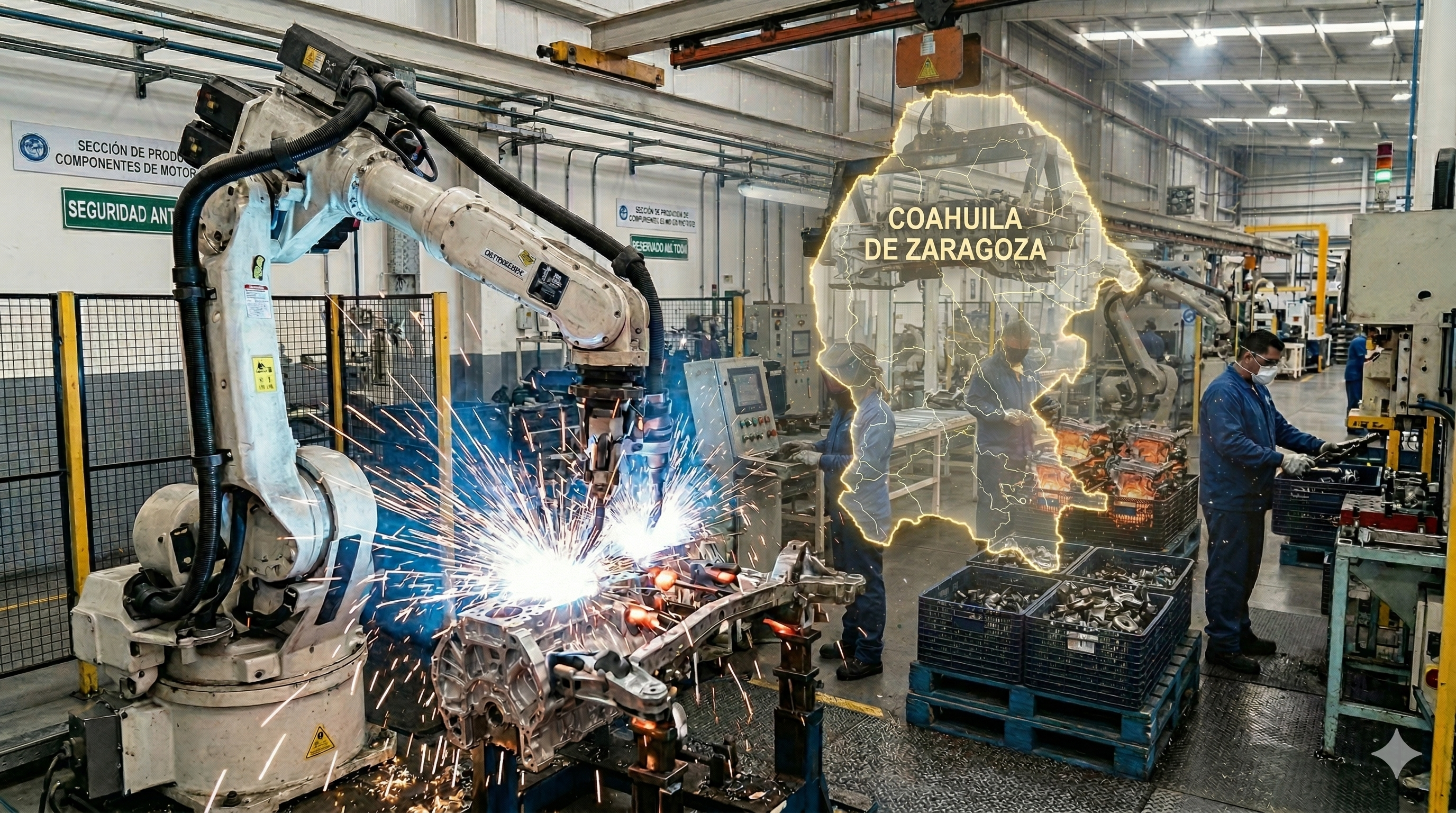 ⁠Lidera Coahuila en Inversión Extranjera Directa de Autopartes en 2025