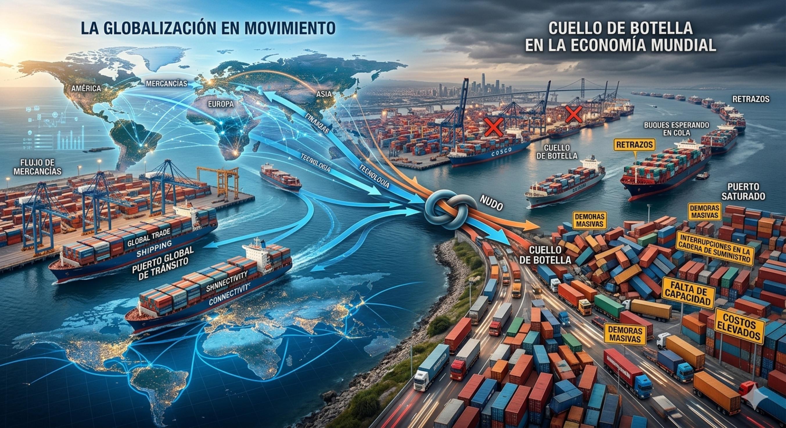 Los cuellos de botella ocultos que amenazan a la economía global