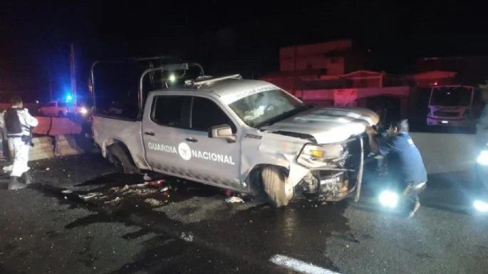 Elementos de la Guardia Nacional, presuntamente ebrios, chocaron en Guanajuato. Noticias en tiempo real