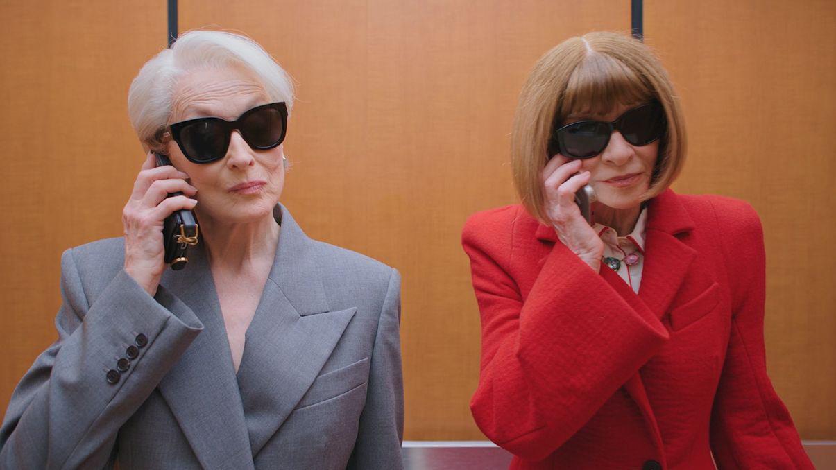 ¡De la ficción a la realidad! ‘Dominan’ Meryl Streep y Anna Wintour la portada de Vogue