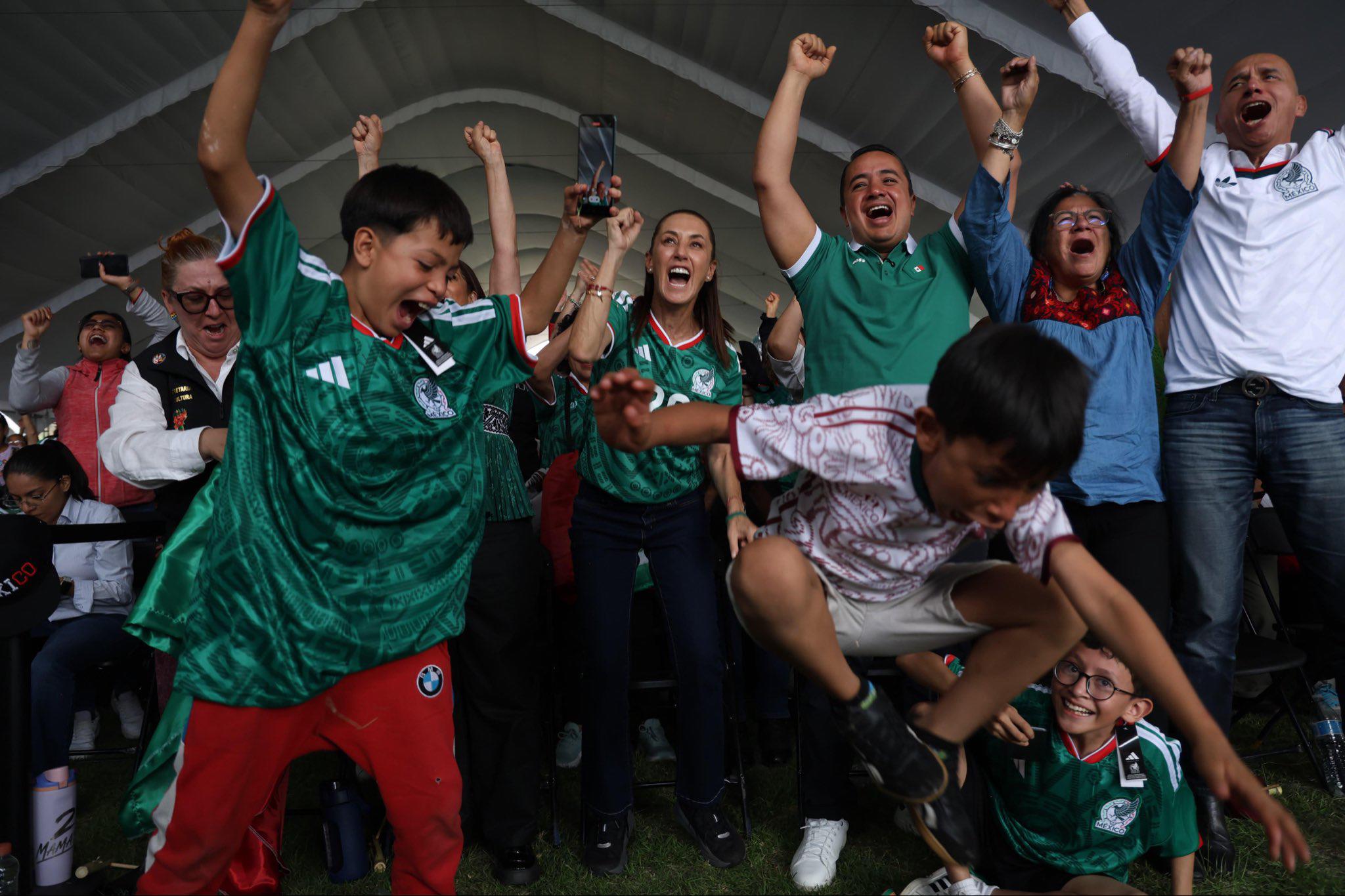 Sheinbaum felicita a la Selección Mexicana por triunfo en pa