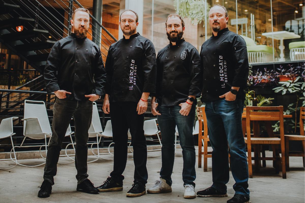 Con Il Mercato Fabio, Blas, Pedro y Emanuele Gentiloni innovaron la cultura de Saltillo y el sabor de Italia