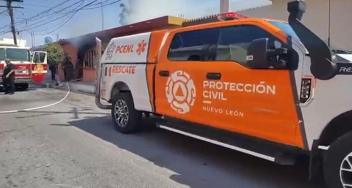 Hombre de la tercera edad muere durante incendio en Guadalupe, Nuevo León