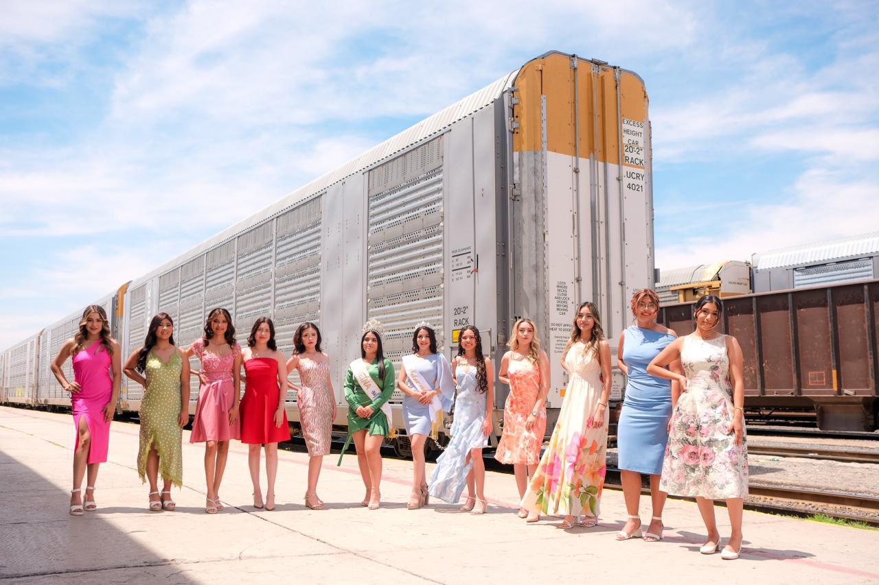 Candidatas a Reina de la Primavera recorren historia y tradición de Ciudad Frontera