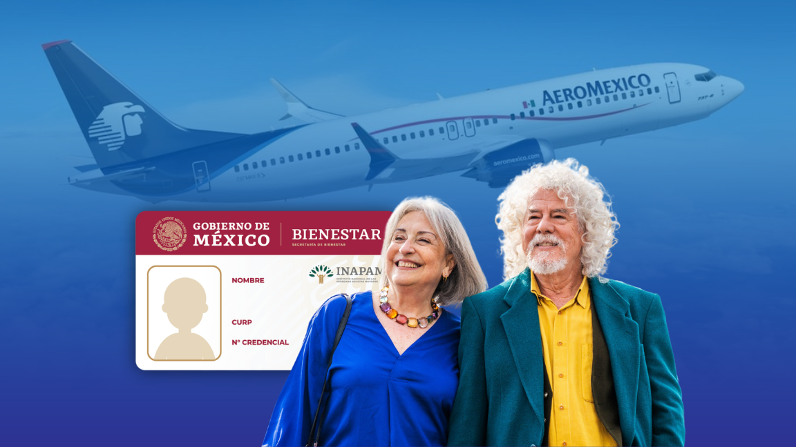  INAPAM 2025: Así puedes obtener descuentos en vuelos de Aeroméxico  . Noticias en tiempo real