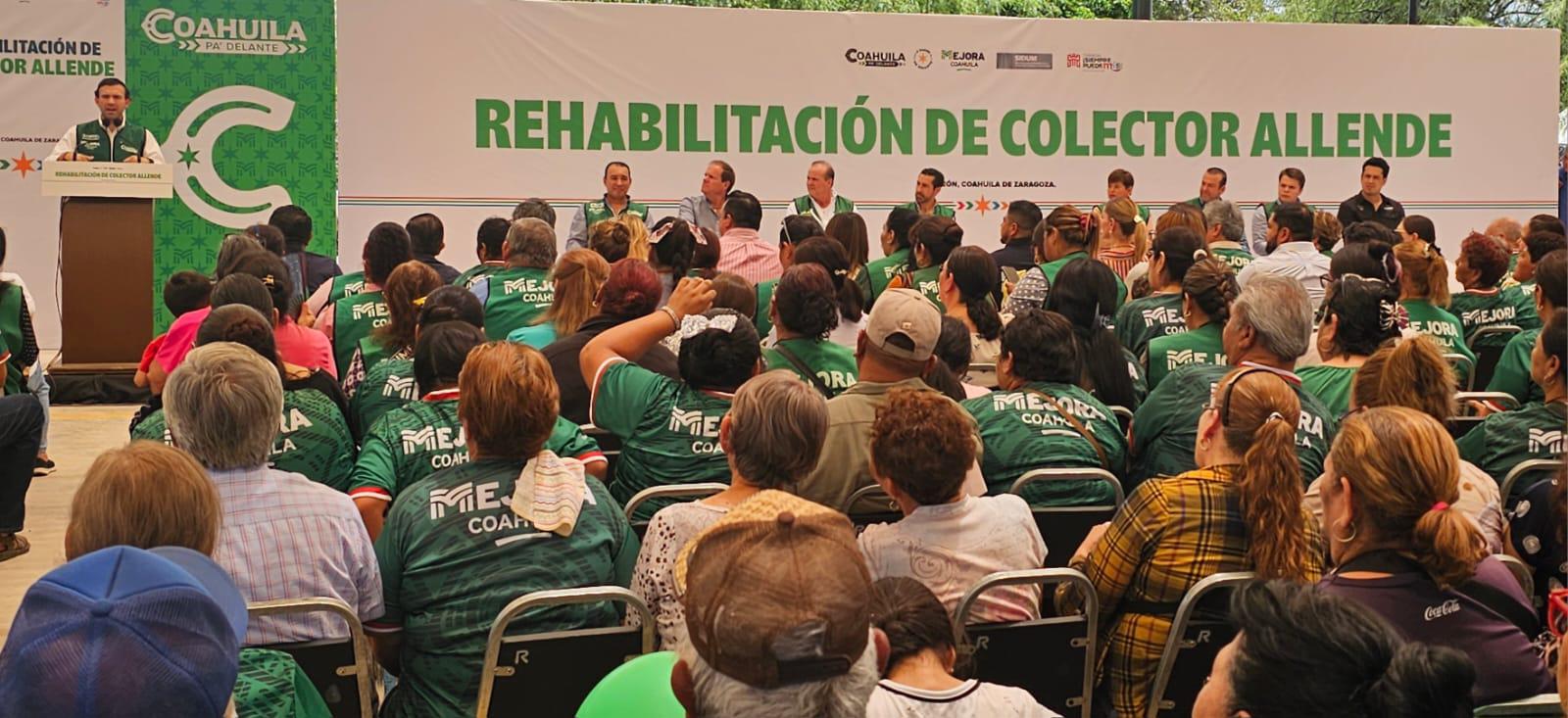 Inicia modernización del colector Allende en Torreón con inversión de 50 mdp