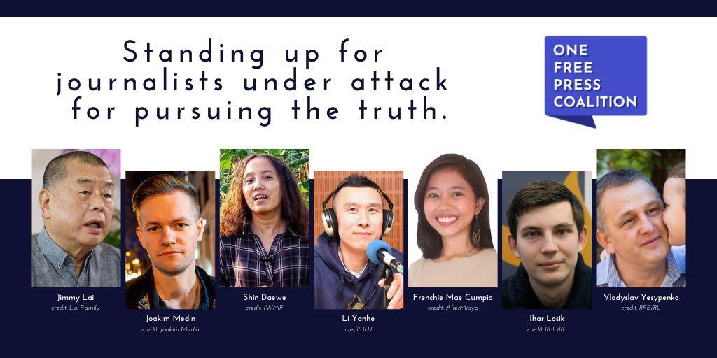 Periodistas de Asia y este de Europa acaparan los casos más urgentes de represión a la prensa. Noticias en tiempo real