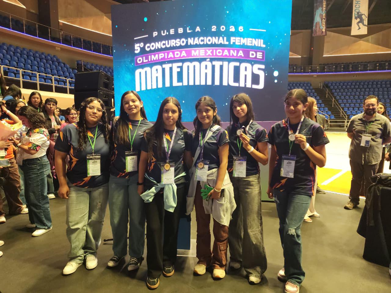 Coahuila suma cuatro medallas en Concurso Nacional Femenil de Matemáticas
