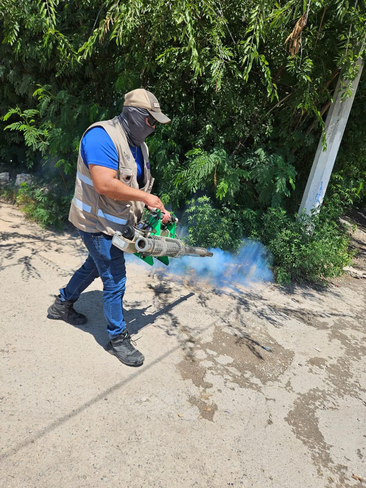 Intensifican fumigaciones contra el dengue en colonias de Pi
