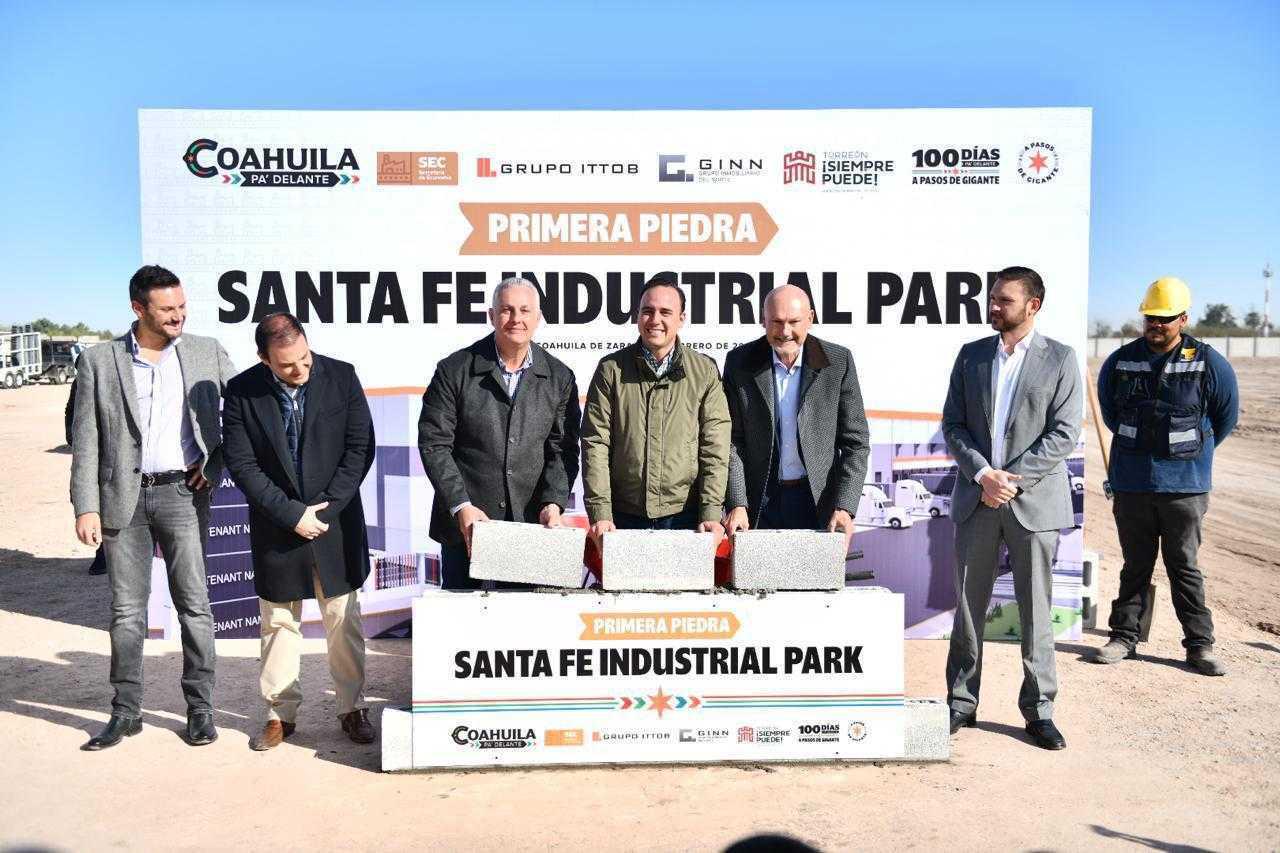 Coloca Gobernador primera piedra del Santa Fe Industrial Park, en Torreón. Noticias en tiempo real