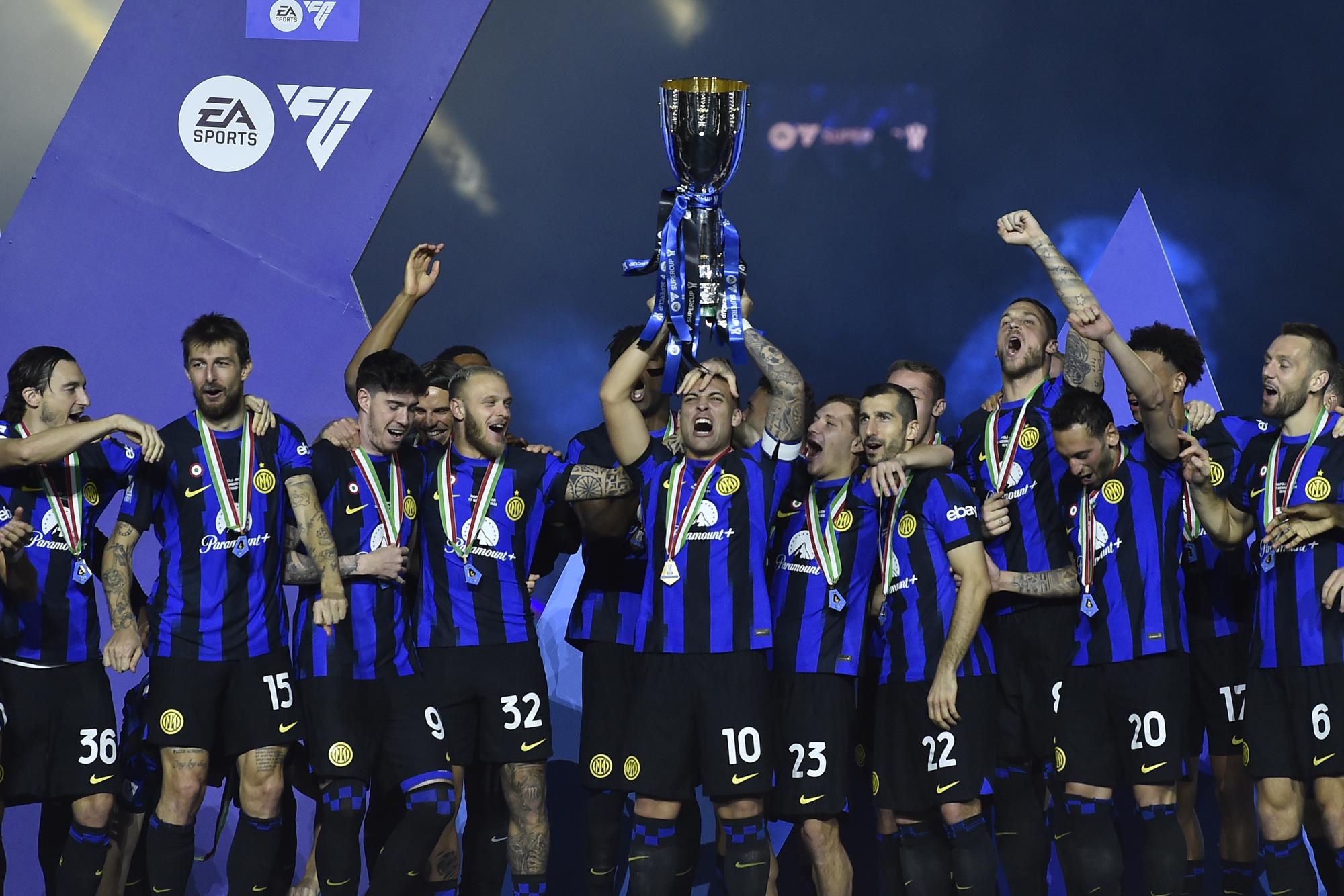 Inter de Milán, campeón: la Supercopa de Italia se ‘pinta’ de neroazzurro tras victoria ante el Napoli. Noticias en tiempo real