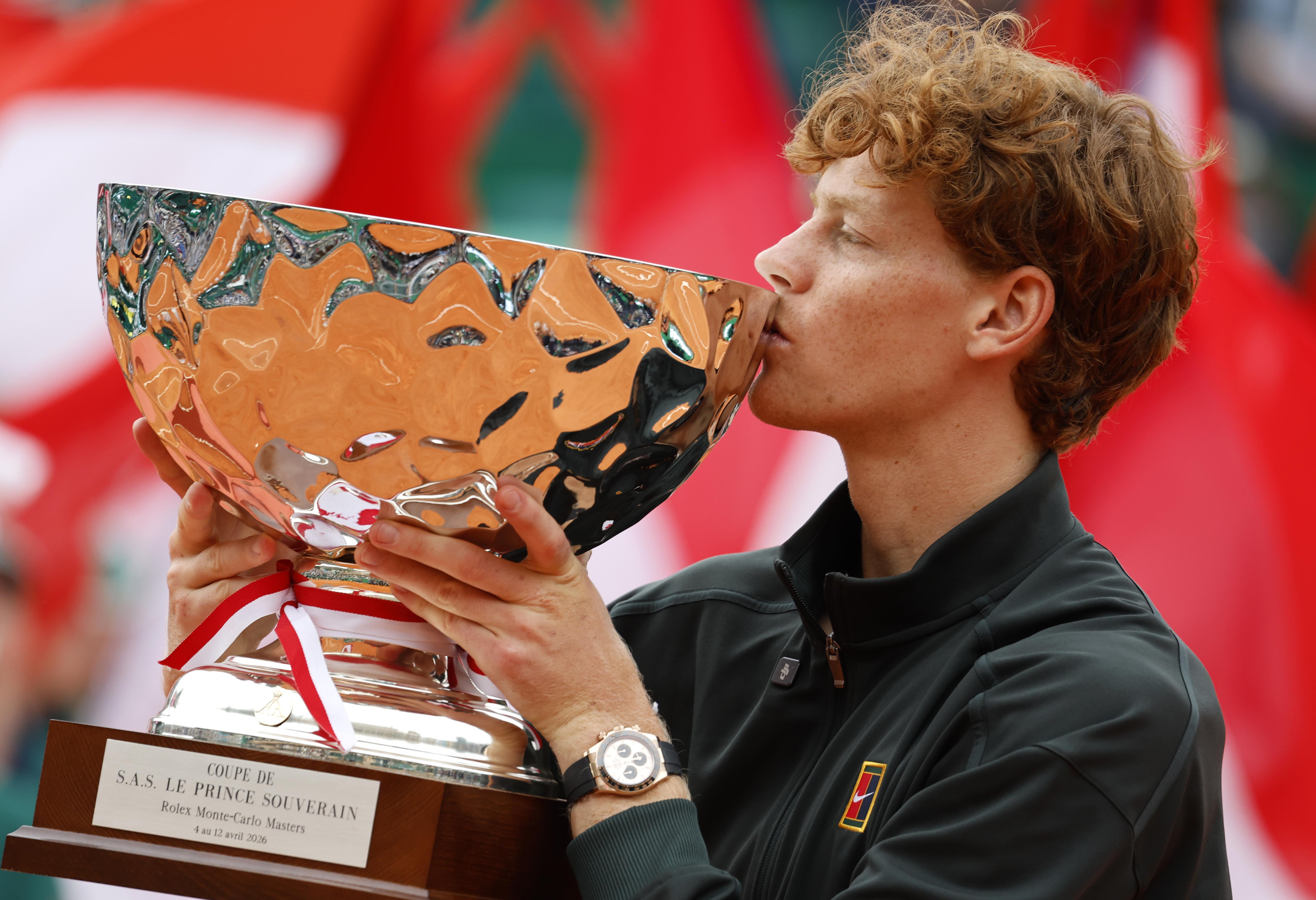 Jannik Sinner gana el Masters 1000 de Montecarlo y recupera el número 1 del ranking ATP